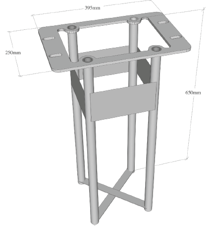 Foundation - Car Charging Column Duo Wide (Réseau)